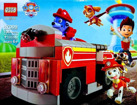 Constructie - joc de constructie masina si o figurina, 196 piese