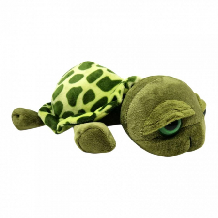 Vara - Jucarie de plus, broasca testoasa, verde, 22x14x9 cm