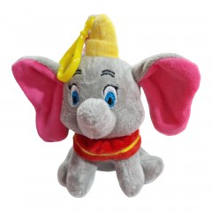 Jucarii de Plus - Jucarie din plus breloc, elefantelul dumbo, 15 cm, gri