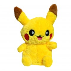 Jucarii de Plus - Jucarie de plus cu detalii brodate, 24 cm, galben