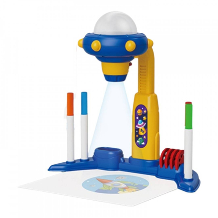 Jucarii Educative - Masa de desen cu proiector Art Painting Drawing Board Table