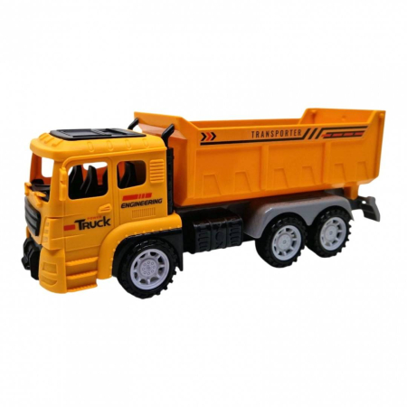 Jucarii - Camion basculant de constructii, jucarie cu inertie si bena mobila, 27 cm