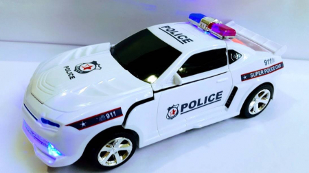 Figurine - masina de politie - robot