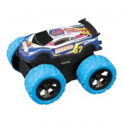 Jucarii - Masina metalica Off-Road cu sistem Pull-back, rezistenta la socuri, albastru