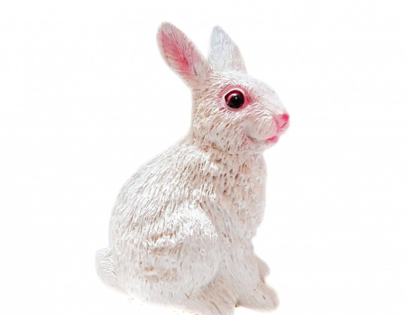 Gradina - ornament din rasina pictat manual , decoratiune pentru gradina, terasa, gazon, iepure