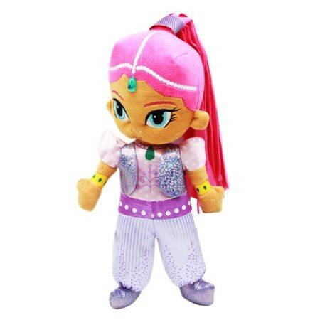 Bebe & Papusi & Accesorii - Papusa Shine, jucarie textila catifelata, muzica originala, baterii incluse, 30 cm