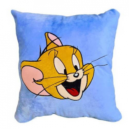 Jucarii de Plus - Set 2 perne decorative, soarece / elefant, 35x35 cm, albastru