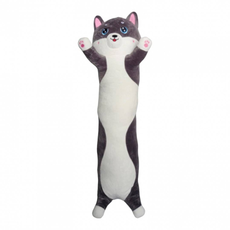 Jucarii de Plus - Pisica de plus tip perna, jucarie moale si adorabila pentru imbratisat, 90 cm