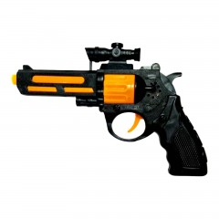 Arme - Pistol cu sunete, lumini, 23 cm