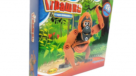 Jucarii Educative - puzzle tridimensional din spuma - maimuta