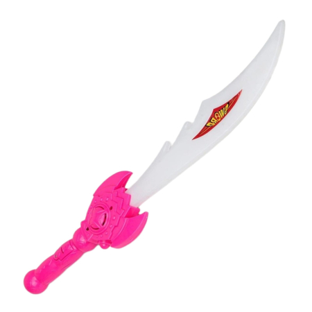 Arme - Sabie de Jucărie cu Lumini și Sunete pentru Copii, Roz, 38 cm