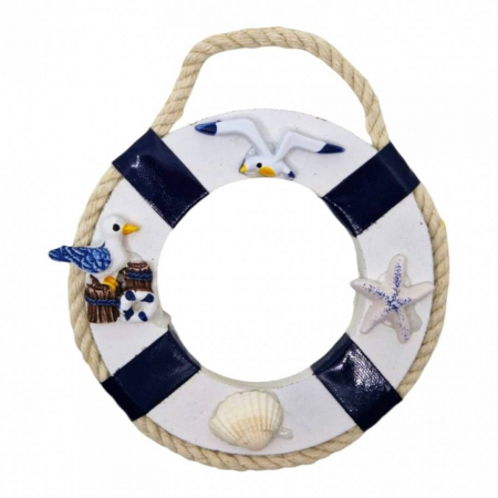 Produse Sezon - Colac de salvare decorativ cu accesorii marine