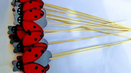 Paste - set 12 buburuze pe bat