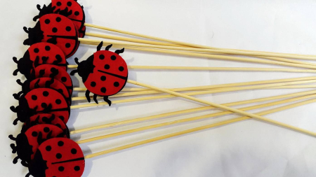 Paste - set 12 buburuze pe bat