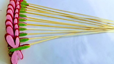 Paste - set 12 fluturasi pe bat