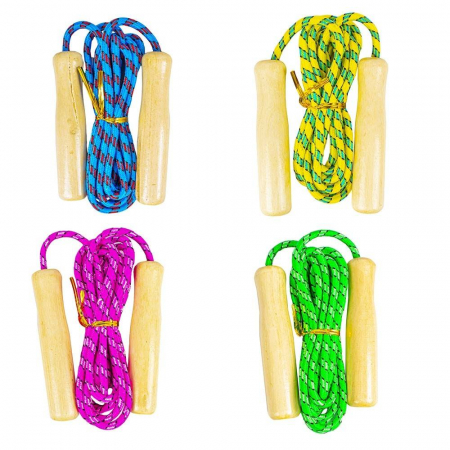 Vara - Coarda pentru sarit, manere din lemn