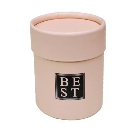 Cutii cadou - Set 6 cutii cadou cilindrice Best, design modern si elegant, roz gold