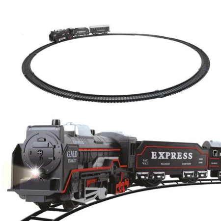 Jucarii - Set tren electric Express cu sine, lumini
