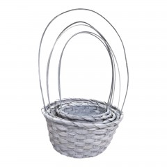 Cosuri - Set 5 cosuri din bambus pentru aranjamente florale, mov