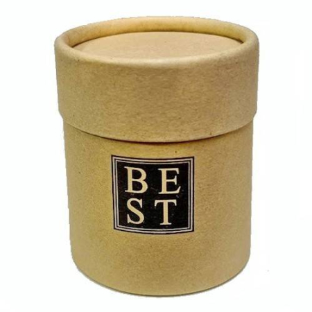 Cutii cadou - Set 6 cutii cadou cilindrice Best, design modern si elegant, natur