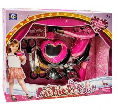 Jucarii Rol - Set coafor cu foarfece, uscator, oglinda, cu sunete, 7 piese