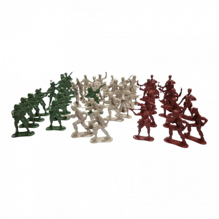 Figurine - Set militar, 45 figurine soldati prezentati in tub, 5 cm