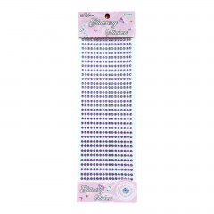 Decoratiuni - sticker cristale autoadezive, 544 strasuri, lila