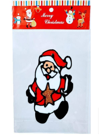 Craciun - Sticker de Craciun refolosibil, din silicon, 15 cm