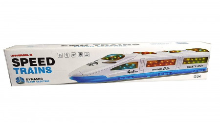 Vehicule - tren de jucarie cu lumini si sunete, speed trains, 38 cm