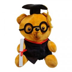 Jucarii de Plus - Urs absolvent, cadou absolvire, jucarie plus 30 cm