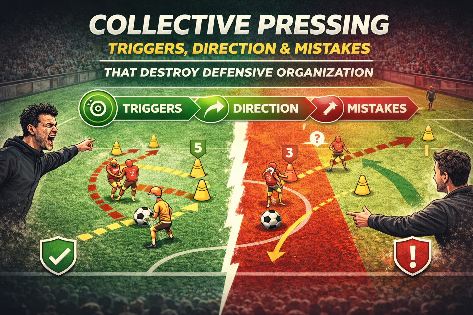 Collective Pressing: Triggers, Direction, and Mistakes That Destroy Defensive Organization
