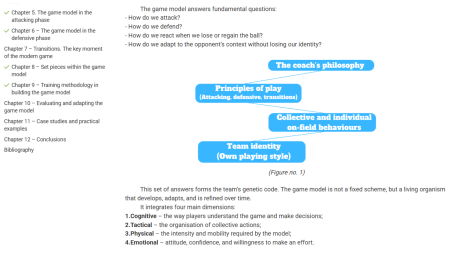 Building a game model in football [1]