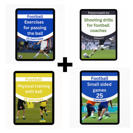 Small sided games football - Exercise package - 4 digital books for the price of 3