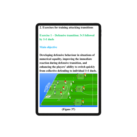 Football transitions  - 50 Practical drills for training transitions in the modern game [5]