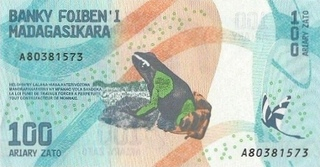 Madagascar 100 Ariary 2023, necirculata [1]