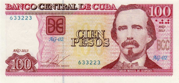 Cuba 100 Pesos 2023, Carlos Manuel De Céspedes, necirculata [1]