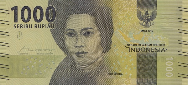Indonezia 1000 Rupii 2016/17, necirculata [2]