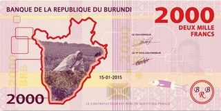 Burundi, 2000 Franci 2015-2018, Antilopa, necirculata [2]
