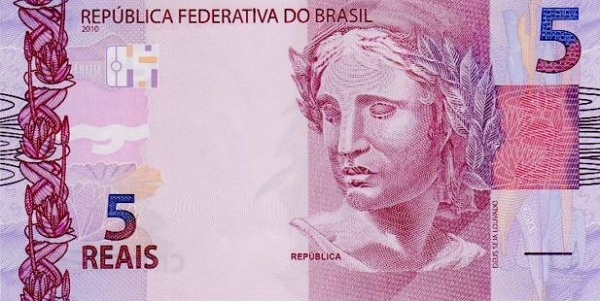 Brazilia 5 Reais 2010, barza, necirculata [2]