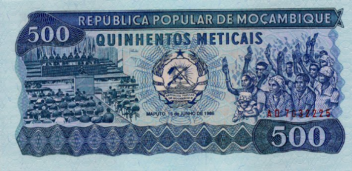 Mozambic 500 Meticais 1989, necirculata [1]