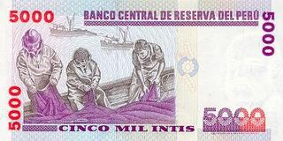 Peru 5000 Intis 1988, necirculata [2]