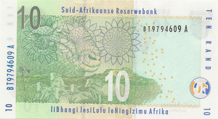 Africa de Sud 10 Rand 2009, necirculata [2]