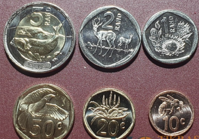 Africa de Sud, 2023-2024, set 6 monede: 10,20,50 Centi, 1,2,5 Rand, UNC [1]
