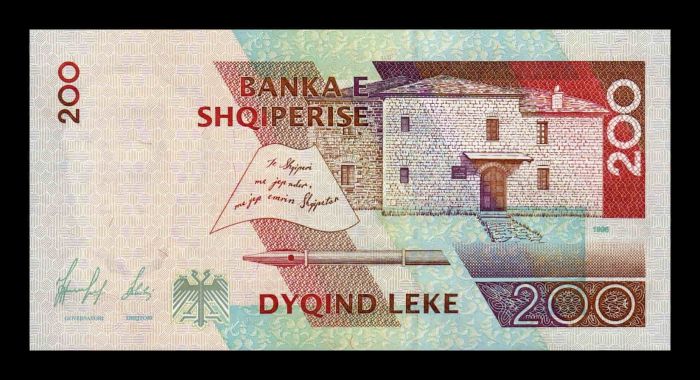 Albania 200 Leke 1996, Naim Frashëri, necirculata [2]