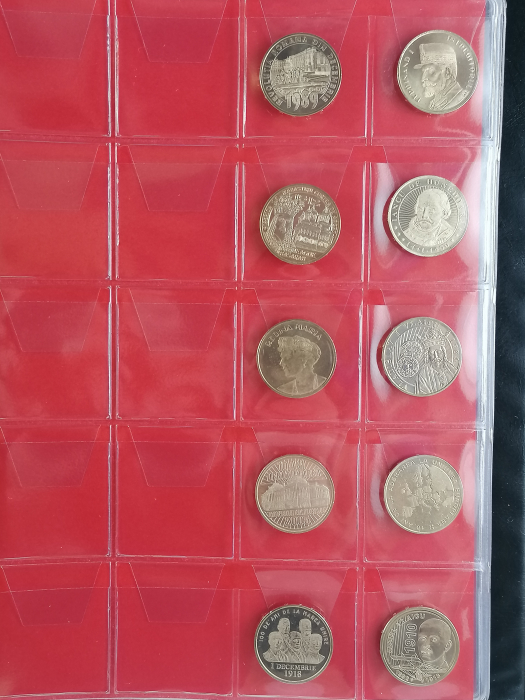 Album pentru stocare 221 monede, spatii mixte [6]