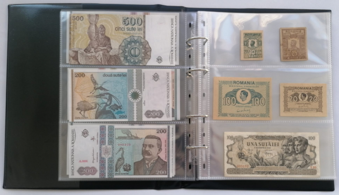 Album pentru bancnote prevazut cu 40 folii si 110 compartimente stocare [4]