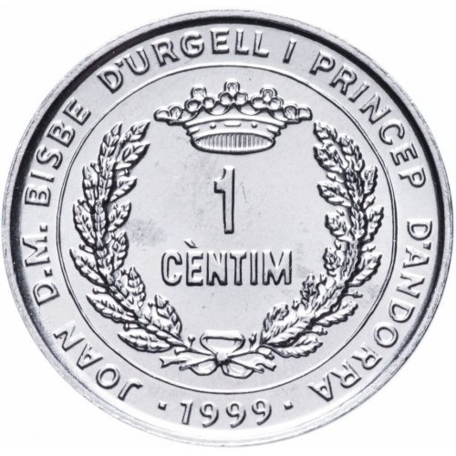 Andorra 1 Centima 1999 FAO, necirculata [2]