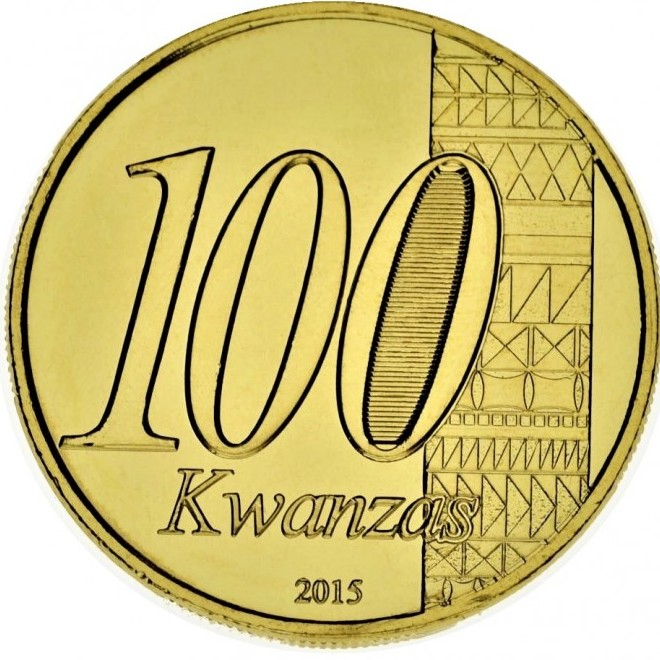 Angola 100 Kwanzas 2015, 40 ani de la Independenta, Unc [2]