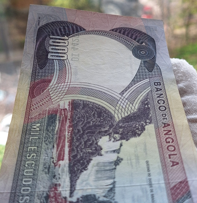 Angola 1000 Escudos 1972, aproape necirculata [3]