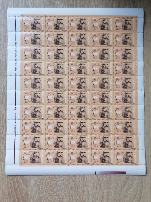 ANIVERSARI -PERSONALITATI .2002 LP.1580 MNH, 50 SERII TIRAJ 250.000 [5]